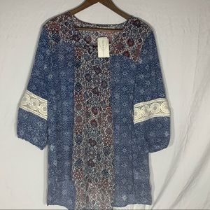 Behind the Seams Blouse NWT Size XL